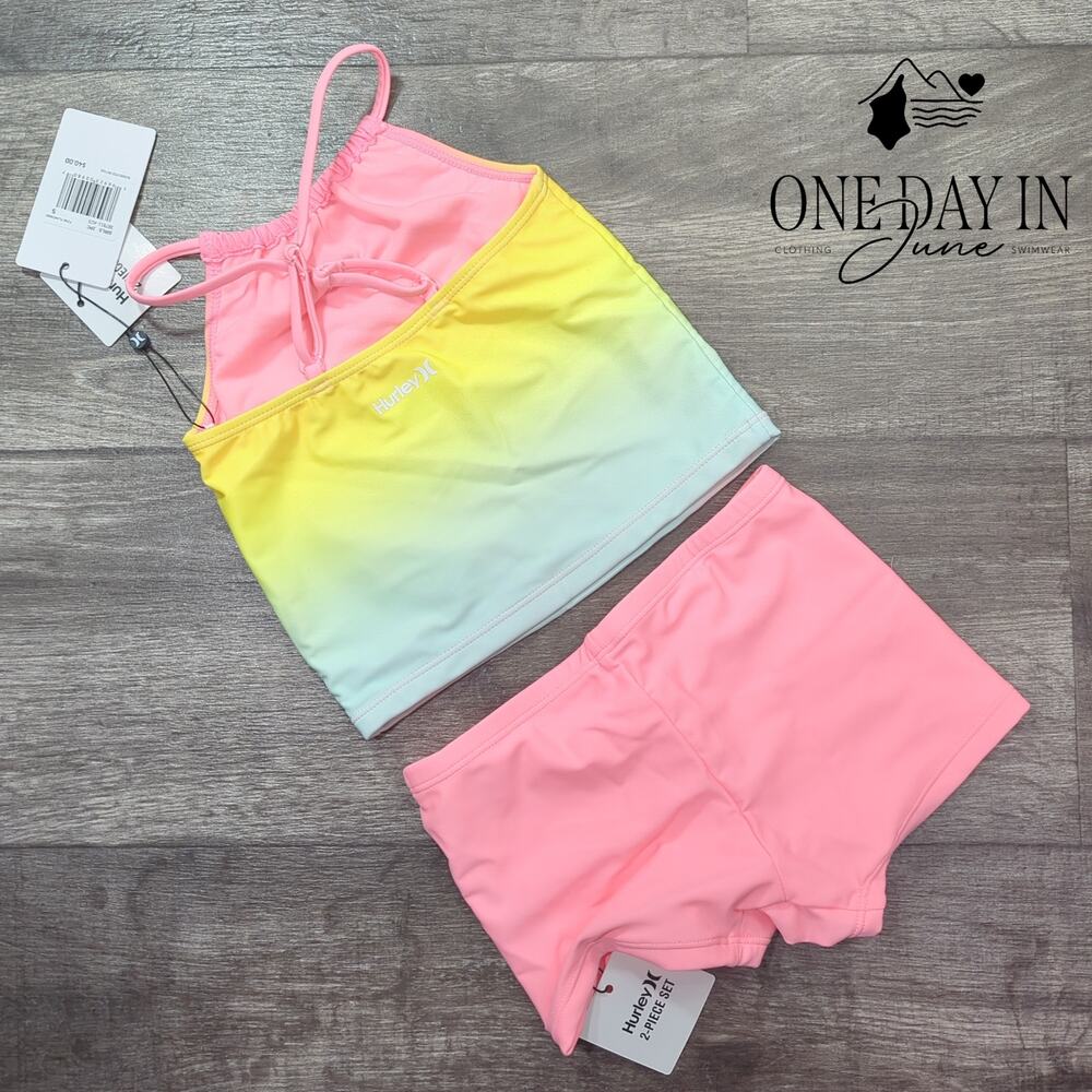 Hurley Boyshort Tankini Swimsuit Size 5 - Picture 3 of 3